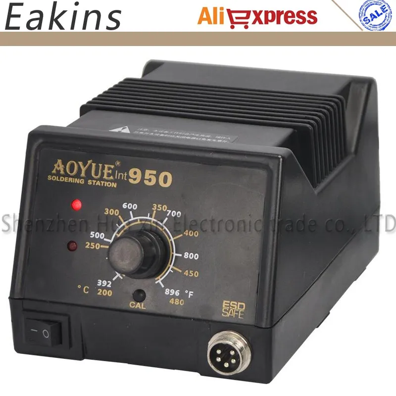 Паяльная станция Aoyue 950+ 2 в 1 T001 SMD Пинцет+ B004 паяльник с ручкой для ремонта паяльная станция