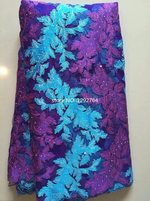 Последние прибытия Популярные Тюль кружевной ткани Французский Шнурок Горячий