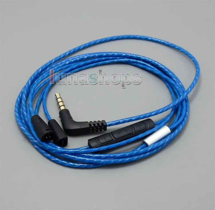 Кабель для наушников с регулировкой громкости и микрофоном 1 2 м|earphone cable|ie80 cableie80
