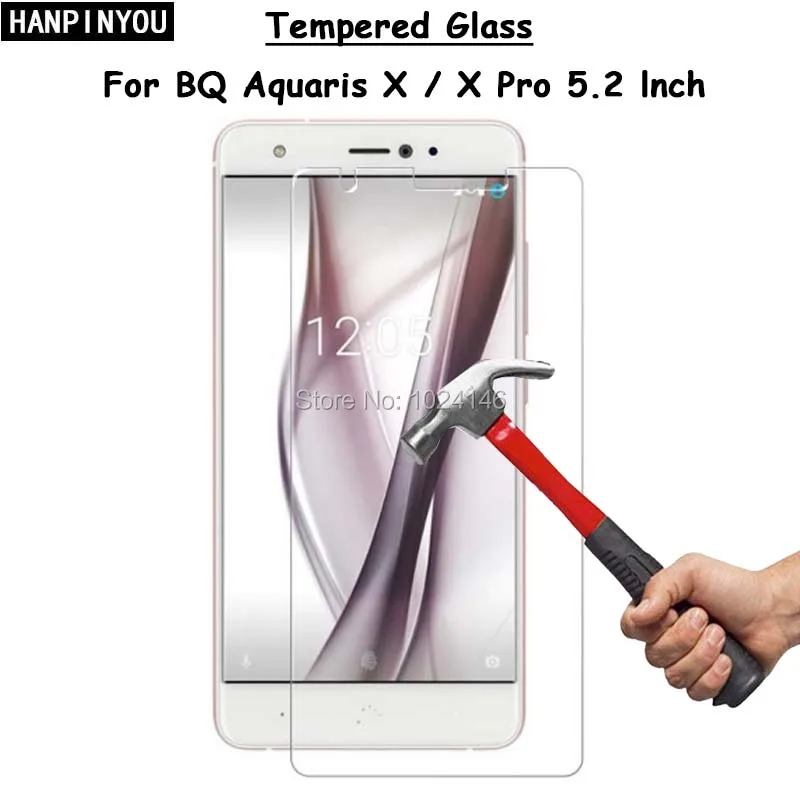Для BQ Aquaris X/X Pro 5 2 &quotпрозрачное закаленное стекло Защита экрана ультра тонкий