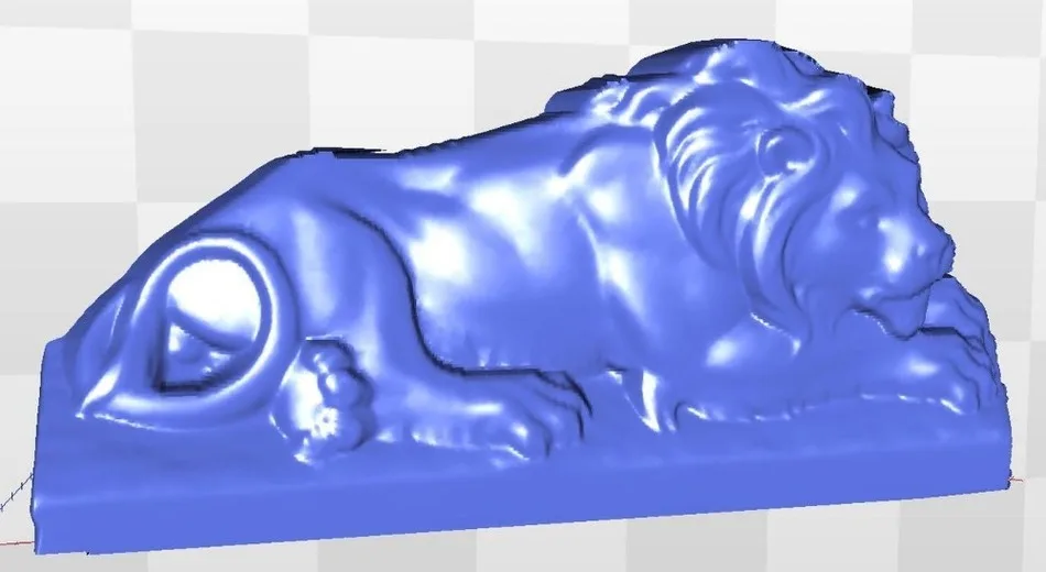 

Lion_4 для ЧПУ в формате STL модель, рельеф 3d artcam