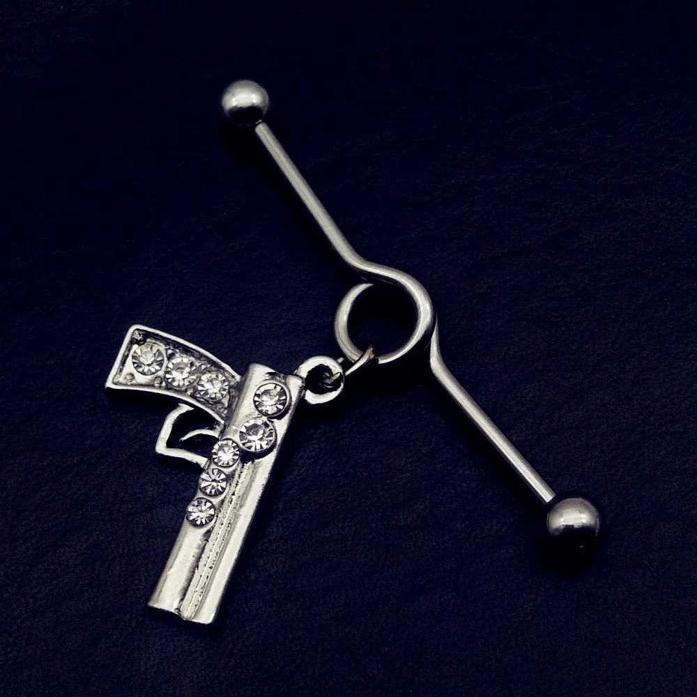 1 шт. пистолет из нержавеющей стали 14G Высококачественная Промышленная Штанга