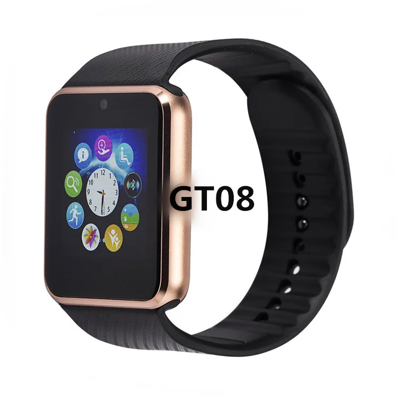 Bluetooth GT08 Смарт часы телефон лучшие Smartwatch 2018/2017 Sim карта TF камера для Apple Watch Iphone
