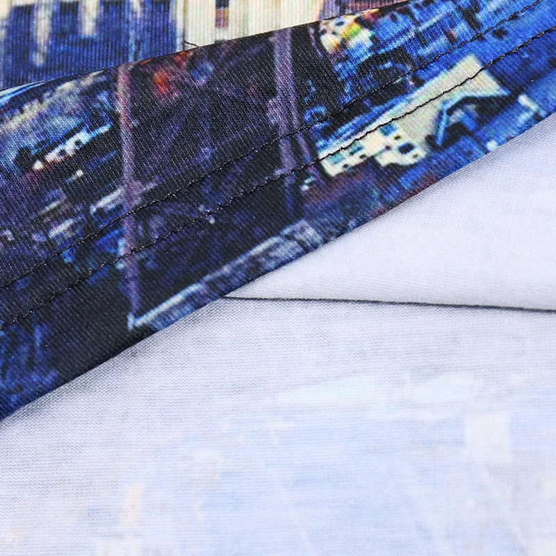 Мужская футболка с коротким рукавом круглым вырезом и 3D-принтом | одежда