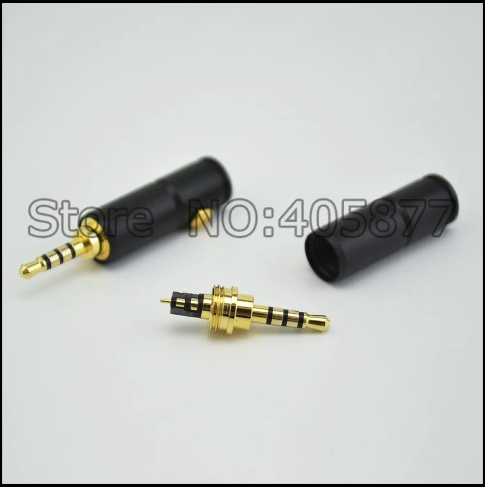 2 шт. 4 провода 5 мм стерео разъем для наушников металлический аудио пайки|audio jack