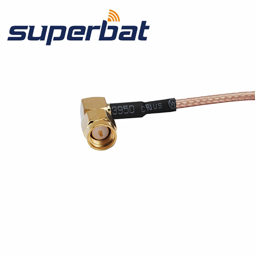 Панельное крепление Superbat с разъемом SMA прямой к разъему прямоугольный ОТРЕЗОК