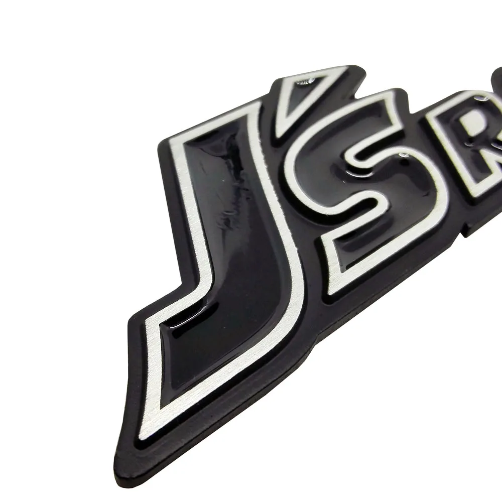 Автомобильная алюминиевая наклейка для JS Racing автостайлинг эмблема на багажник