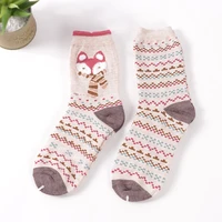 oln 36 46 classic cotton socks for women cute animal socks cat korean socks chaussette femme 1 pairs 008