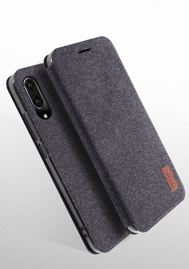 Для huawei p20 pro чехол MOFI P20 lite тканевый флип чехол для huawei P20 полный Чехол подставка чехол p20 plus Мягкий силиконовый чехол
