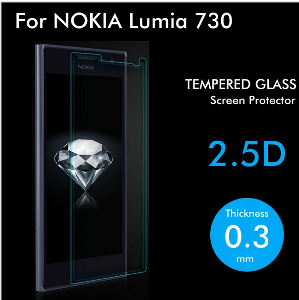 2 шт для стекла Nokia Lumia 730 защита экрана закаленное стекло 735 антицарапная пленка