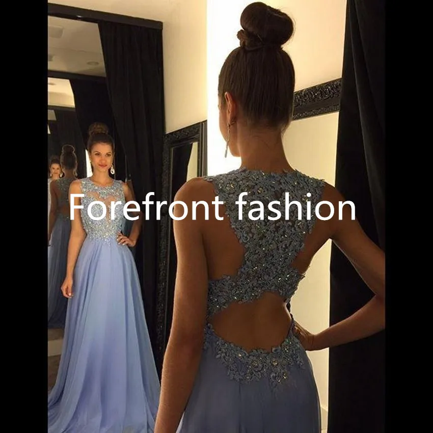 Сексуальная О Шея Линии Ombre Шифон Кружева Из Бисера Темно-Бордовый Лаванды