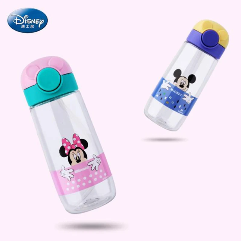 Disney 360 мл износоустойчивы Тритан соломы Микки и Минни Маус бутылка воды