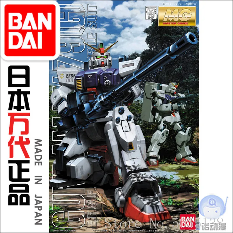 Модель Bandai Gundam в наличии сборе 76371 мг 1/100 RX 79[G] строительная модель искусственная