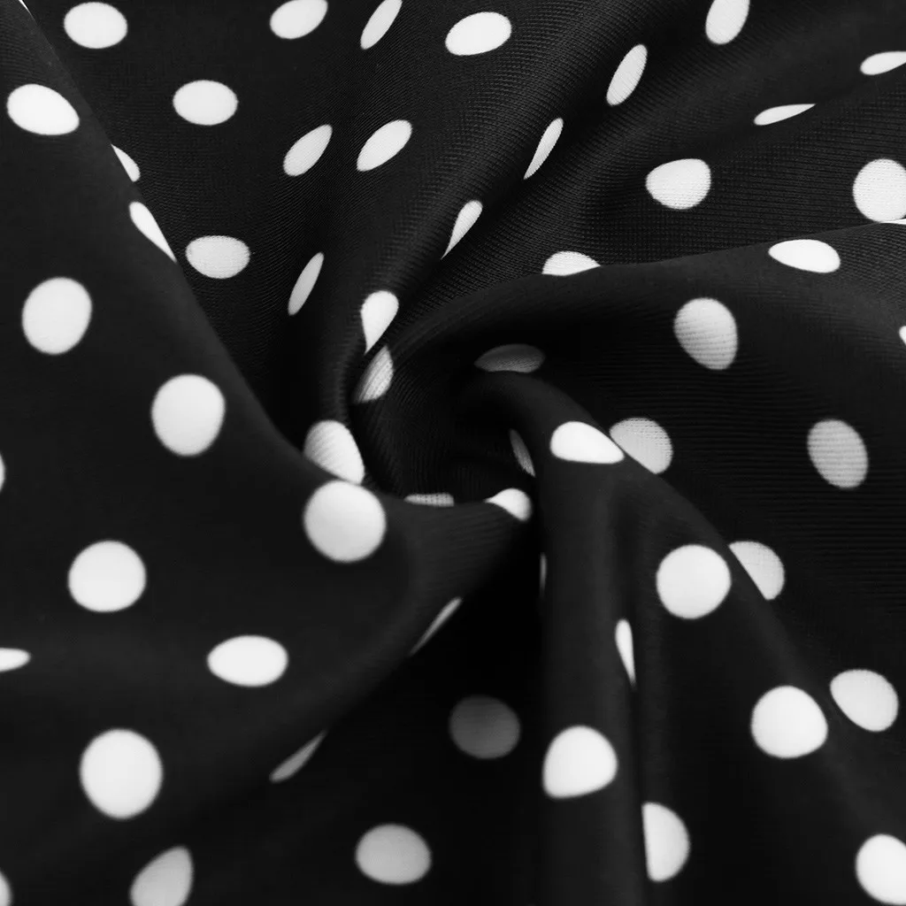 

Black polka-dot swimsuit Print Split Bikini Pregnant Swimwear