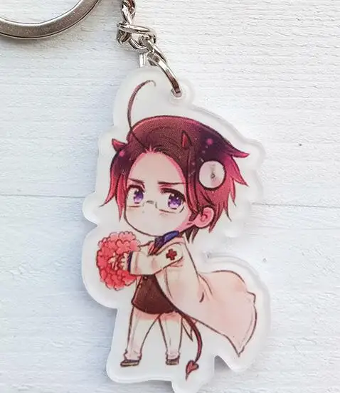 9 1 шт. продвижение аниме оси мощность Hetalia работа Feliciano Vargas Ludwig Honda Jones llavero Portachiavi подарок брелки вентилятор брелки - Цвет: 9