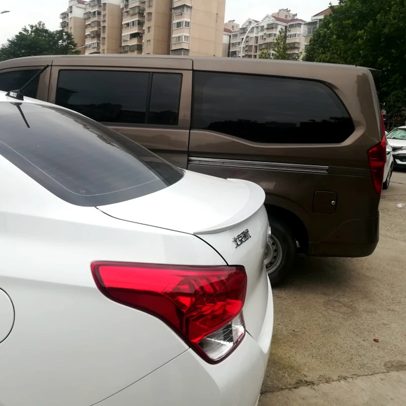 Для Hyundai акцент/Verna 2017 2018 установки паста спойлер высокое качество материала ABS
