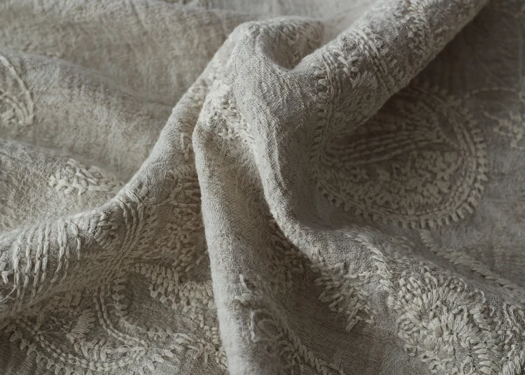 Качественная хлопковая и льняная жаккардовая ткань с вышивкой tissu robe цельное платье одежда telas