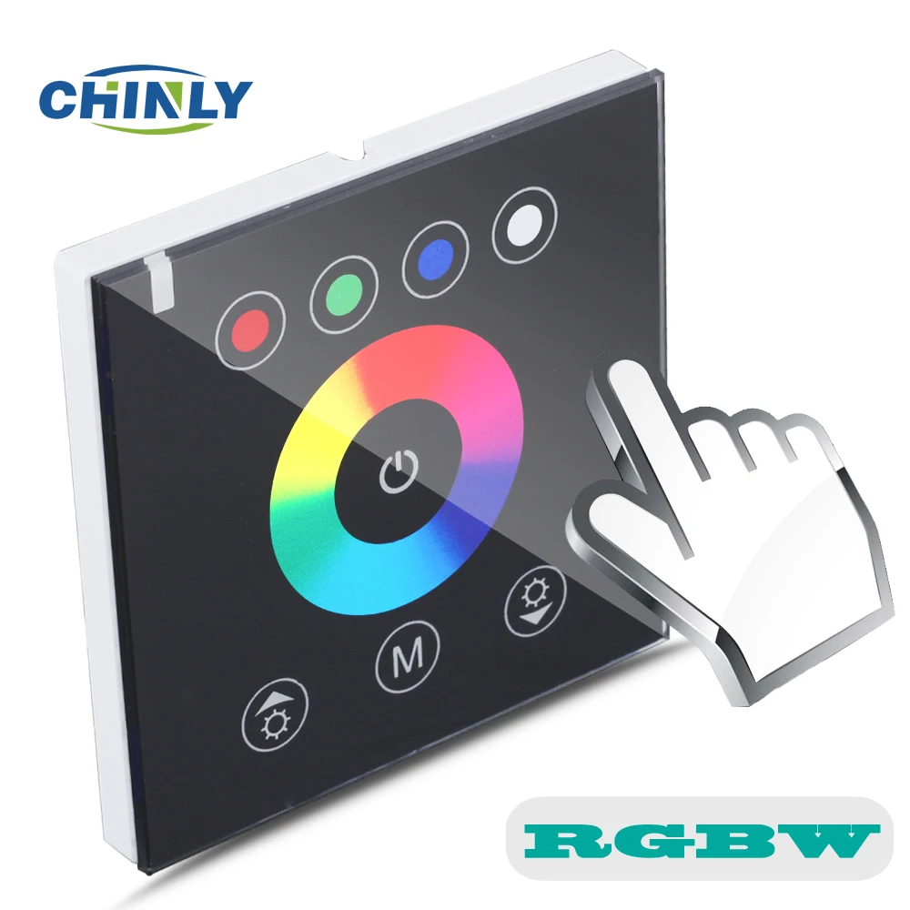 DIY ホーム照明新 RGBW LED タッチスイッチパネルの Led 調光コントローラー 12V led ネオンフレックスストリップライト