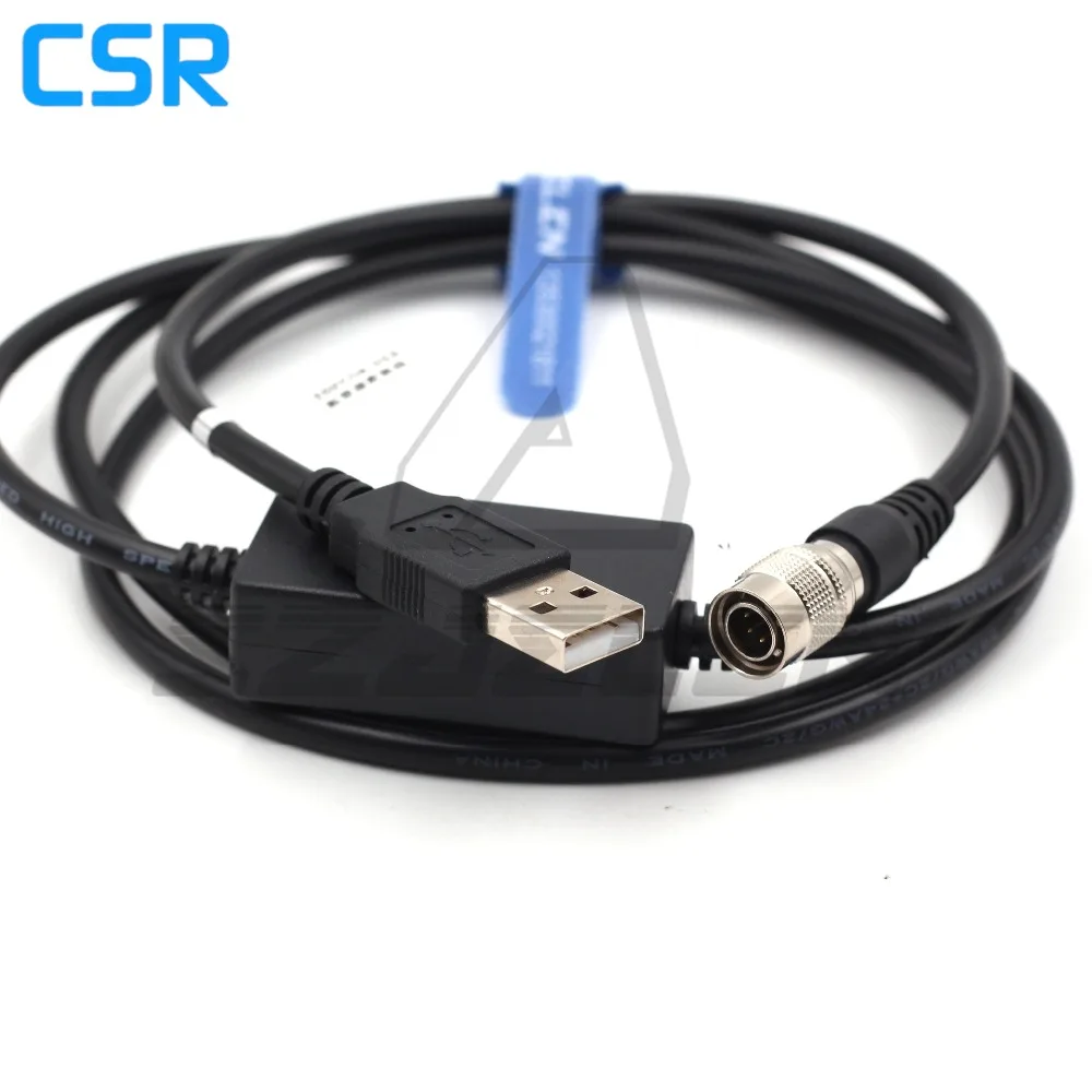 

USB to Hirose connector 6pin connector for Topcon USB data cable for Topcon Sokkia total station fit Win7/8/10 system 150cm