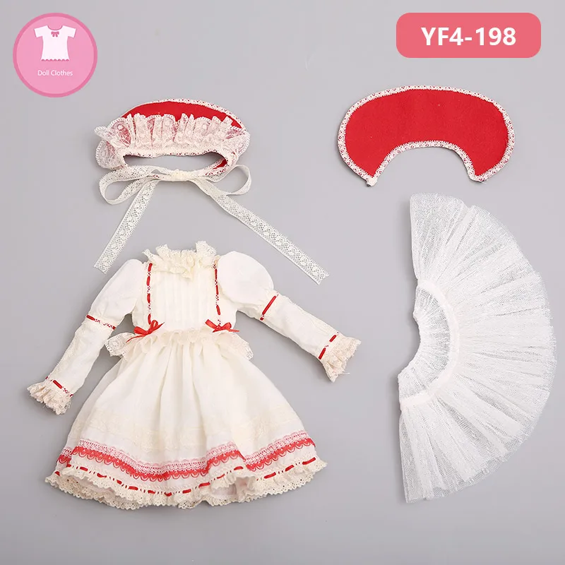 BJD кукольная одежда 1/4 Shasha Ribbon манго Миу милое платье красивая кукольная одежда Для RL девушка тело кукла аксессуары RL кукла - Цвет: YF4-198