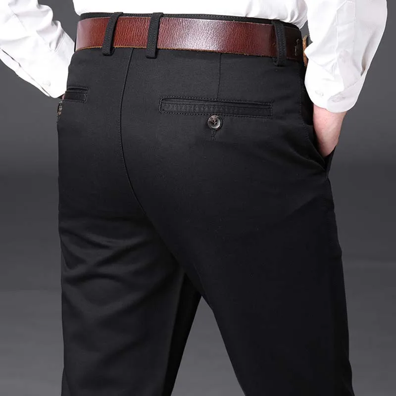 

Brand Business Casual Jeans Fashion Men's Jeans Men Straight Autumn Winter Denim Trousers Big Size 40 44 Man Male Denim Bottoms