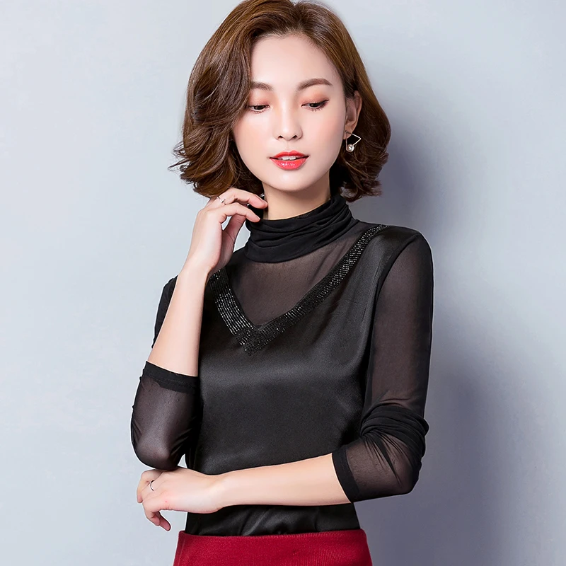 Сапоги для осени и зимы Большие размеры блузка имитация шелка модное горячей