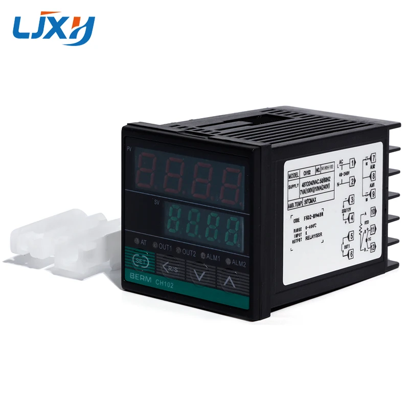CH102 Dual Output SSR and Relay Two Relay Output LCD Digital