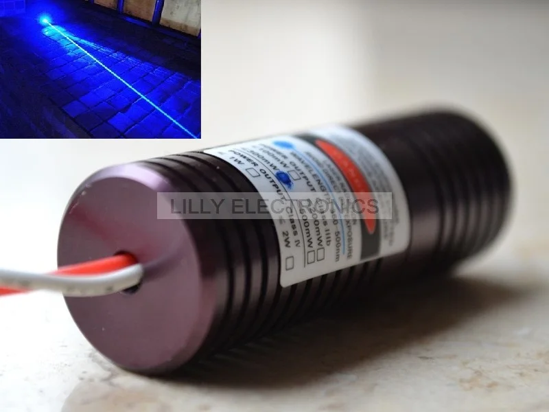 445-450nm 100mw Focusable Adjustable Laser Dot Module