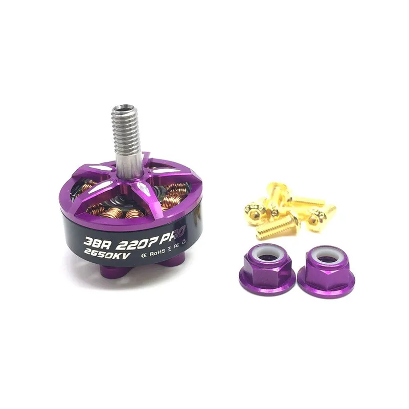 Бесщеточный двигатель 3bhobby 2207 Pro 1750KV 2150KV 2450KV 2650KV CW Racing для квадрокоптера FPV 200