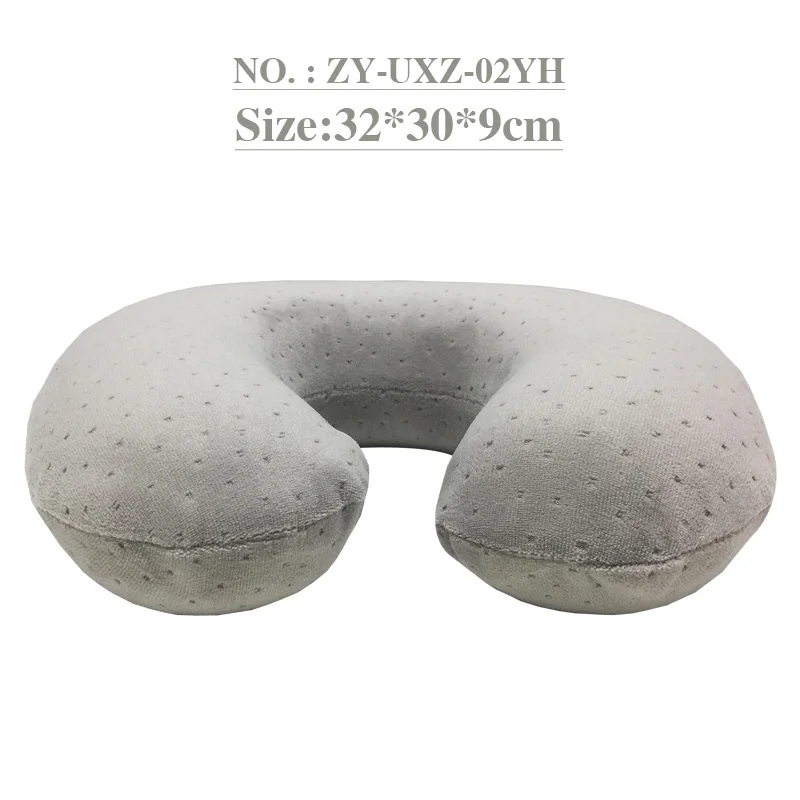 ZY-UXZ-02YH Новые u-образные подушки для шеи из пены с эффектом памяти, мягкие медленные подушки для путешествий, однотонный шейный затылочный медицинский постельные принадлежности - Цвет: ZY-UXZ-02YH