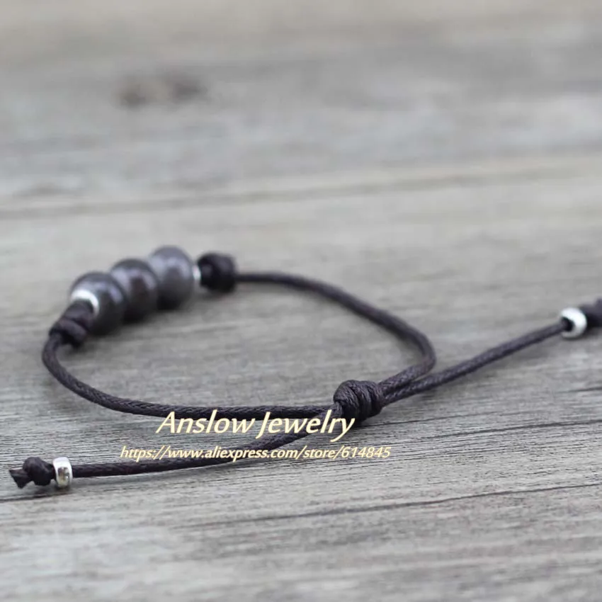 Anslow Горячая сладкий корейский ручной работы DIY Шарм Bijoux кожаный браслет для женщин браслеты дружбы подарок на день матери LOW0493LB