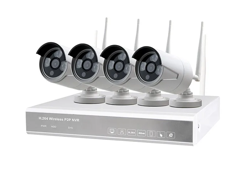 Mesbang 720 P 4ch wifi Беспроводная система видеонаблюдения nvr 4ch комплект Восток для установки