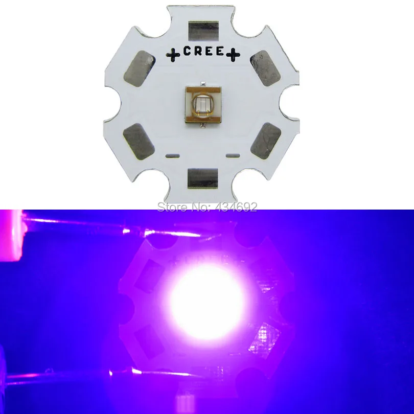 Полусветодиодный УФ излучатель s 3 Вт 2 4 В 395nm 400nm 420 425nm светодиодный для очистителя