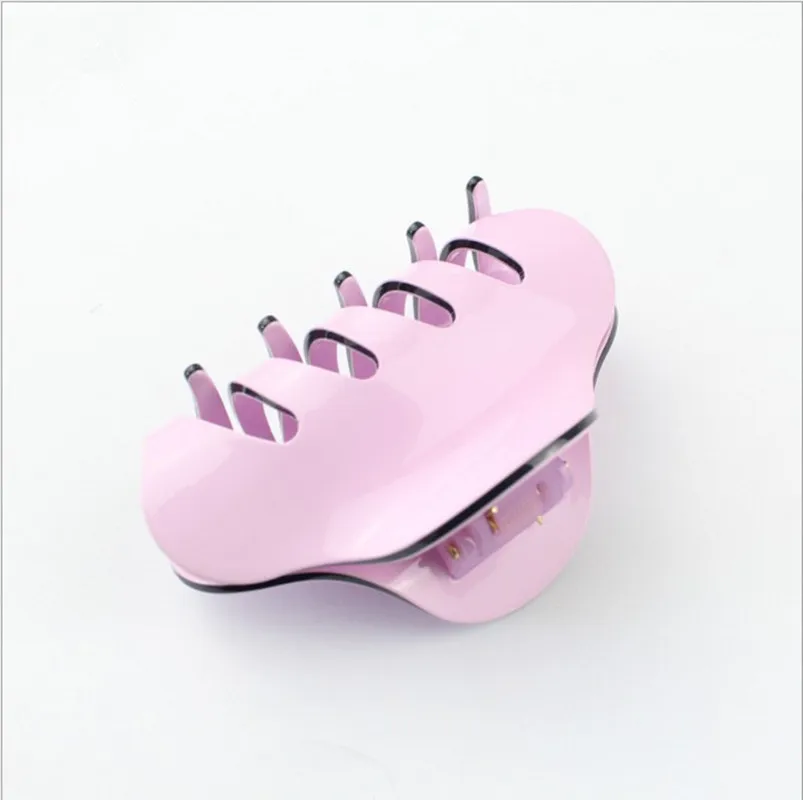 Большие размеры высококачественные акриловые заколки для волос ярких цветов