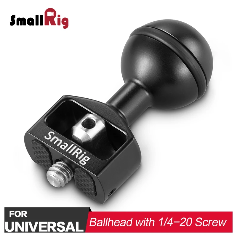 SmallRig двойная DSLR сферическая головка с камерой Rig с 1/4 резьбой для Magic Arm DIY камера Rig 2132