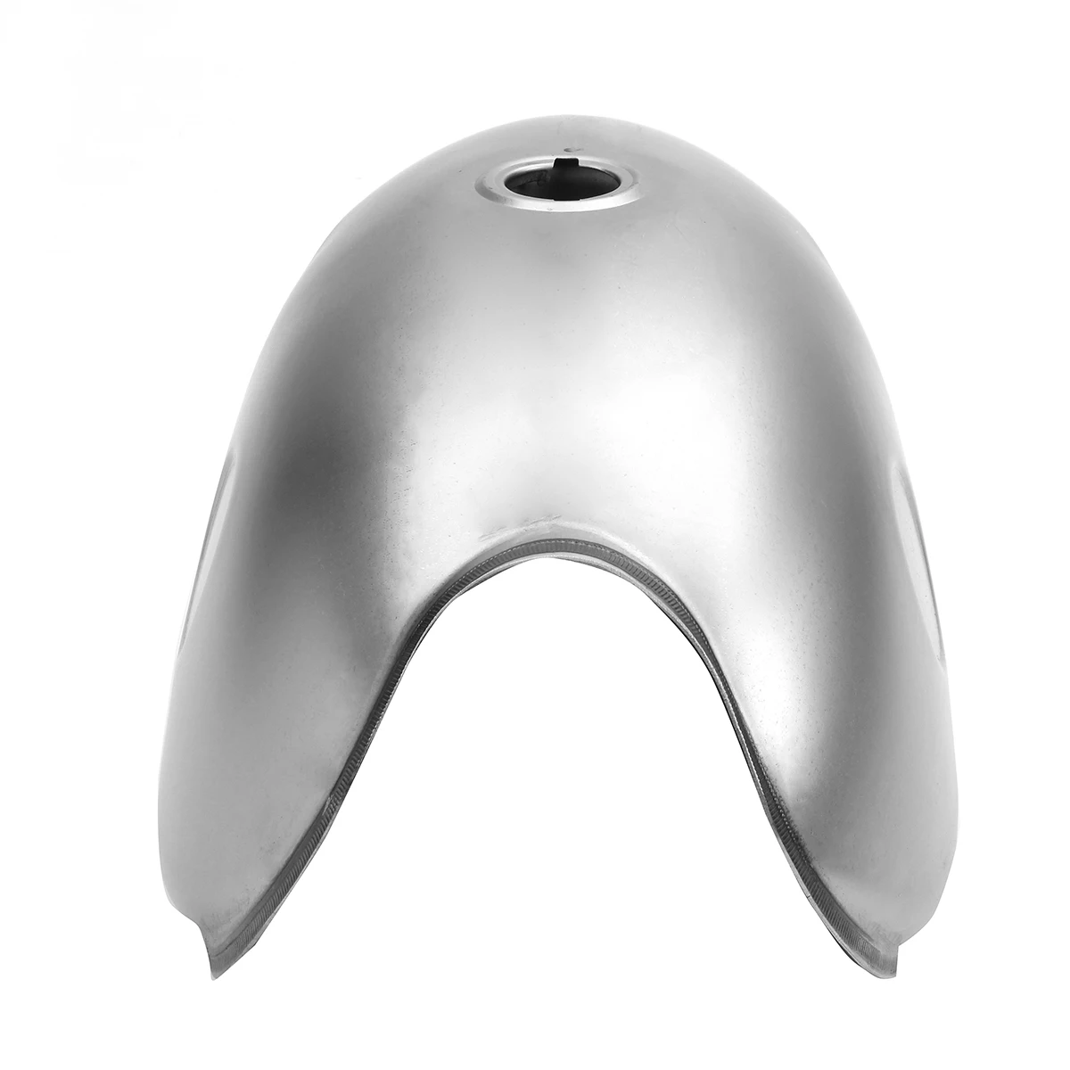 Silver Vintage Universal 10L Cafe Racer Fuel Gas Tank For Suzuki/for Yamaha/for Honda 750 550 with Thick Iron Cap Switch