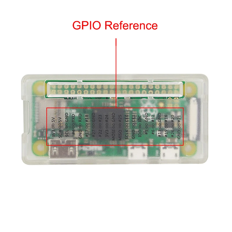 Чехол для Raspberry Pi Zero W красный синий черный прозрачный чехол из АБС пластика RPI 1 3