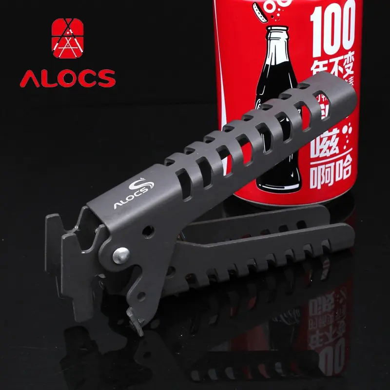 Alocs Открытый кемпинг анти горячий соскабливание Grip pans ручка кухонная посуда