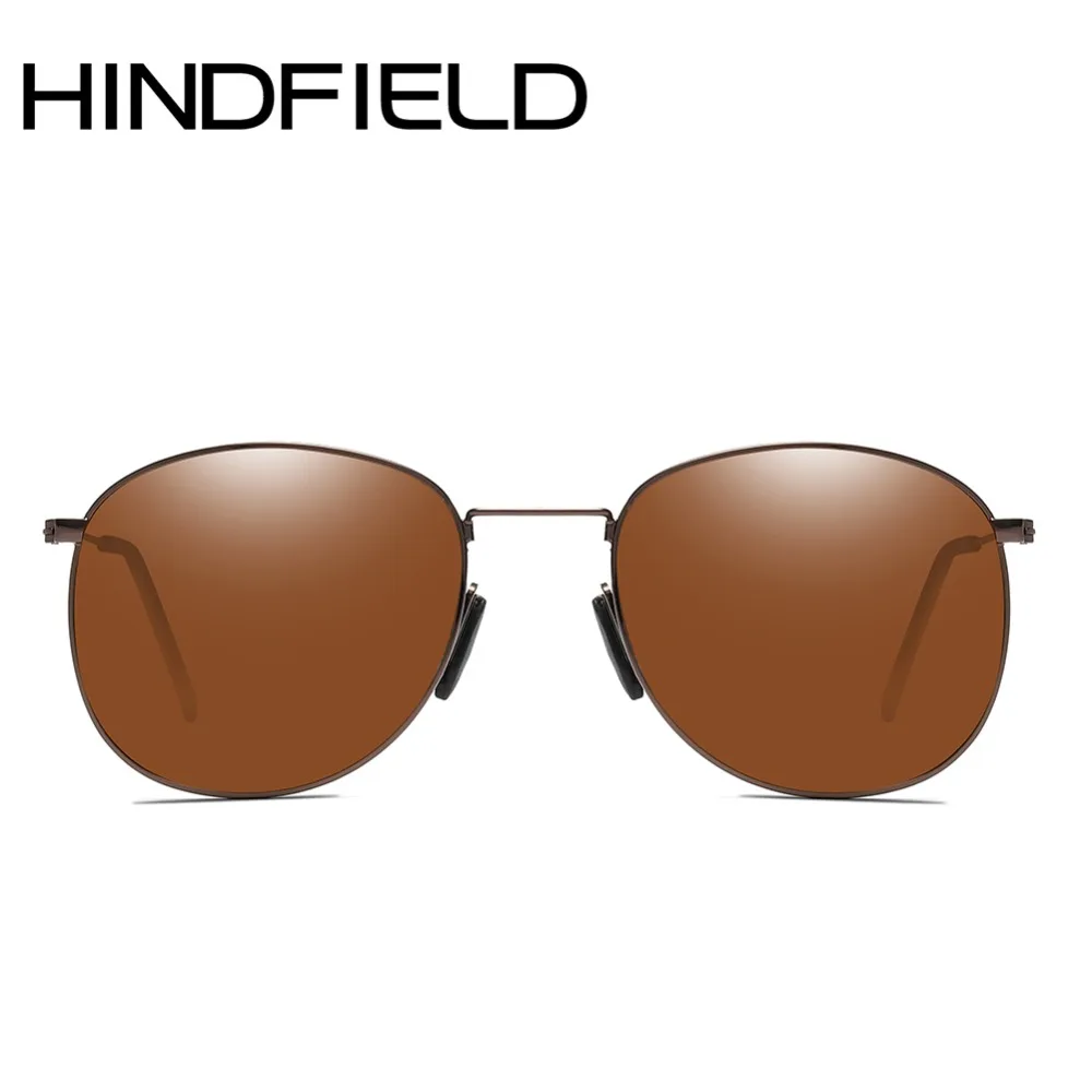 Hindfield модные поляризационные солнцезащитные очки мужские ультралегкие для