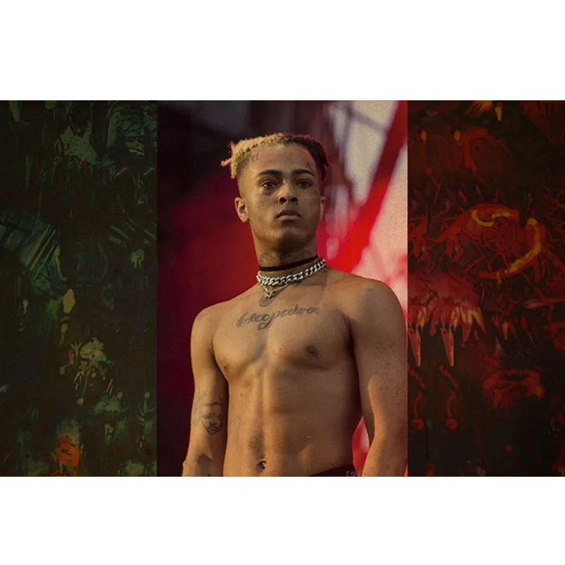 Уютный момент Рэппер XXXTentacion Lil Peep плакат крафт-бумага настенный художественный плакат и принт винтажный рисунок ядро Настенный декор S099
