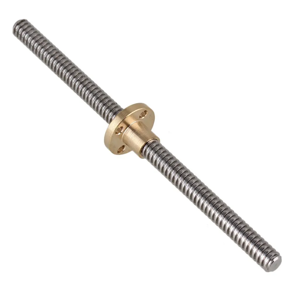 Свинцовый винт из нержавеющей стали L150 мм D8 2 стержень с гайкой по оси Z для