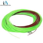 Maximumcatch основной тонущий наконечник, 80 футов, 4-8WT, 3 IPS, коричневыйлимонный, зеленый цвет, вес спереди, плавающая Летающая леска