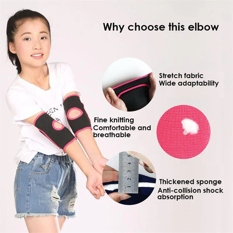 AOLIKES 1 пара спортивных защитных комплектов теплые цвета Детские губчатые