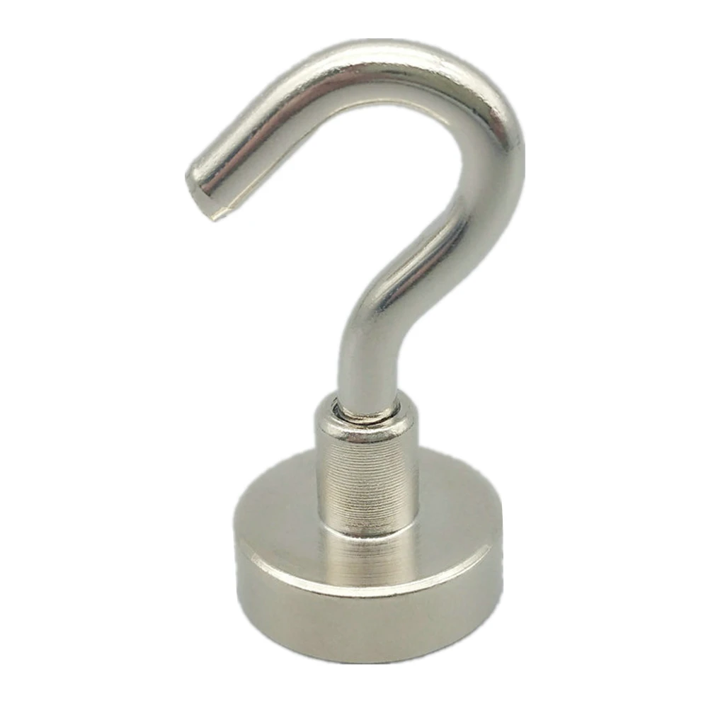 Удерживающий магнит диаметром 16 мм магнитный горшок с открывающимся крючком