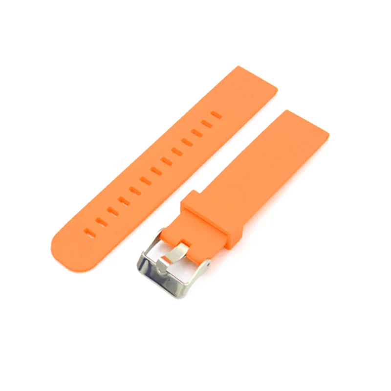 

18mm 20mm 22mm for Samsung Huawei Silicone Smart Watchband Sports Wrist Strap Watch Replacement Strap Accessories