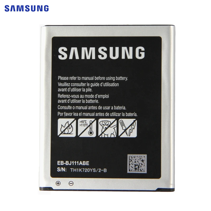 

SAMSUNG Original Replacement Battery EB-BJ111ABE For Samsung Galaxy J1 4G version J Ace J110 SM-J110F J110H J110F J110FM 1800mAh