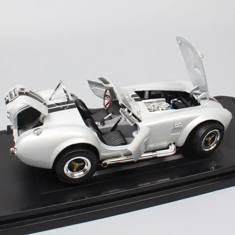 1/18 большой классический автомобиль 1964 Ford Shelby AC Cobra 427 S/C гоночные весы модели автомобилей металлические Diecasts& игрушечные транспортные средства Миниатюрные для детей