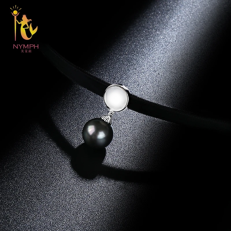 Ожерелье из таитянского жемчуга NYMPH кулон серебра пробы ювелирные изделия