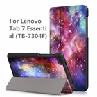 Для Lenovo Tab 7 Essential TB-7304F 7304I 7304X 2017, чехол из искусственной кожи с функцией автоматического пробуждениясна