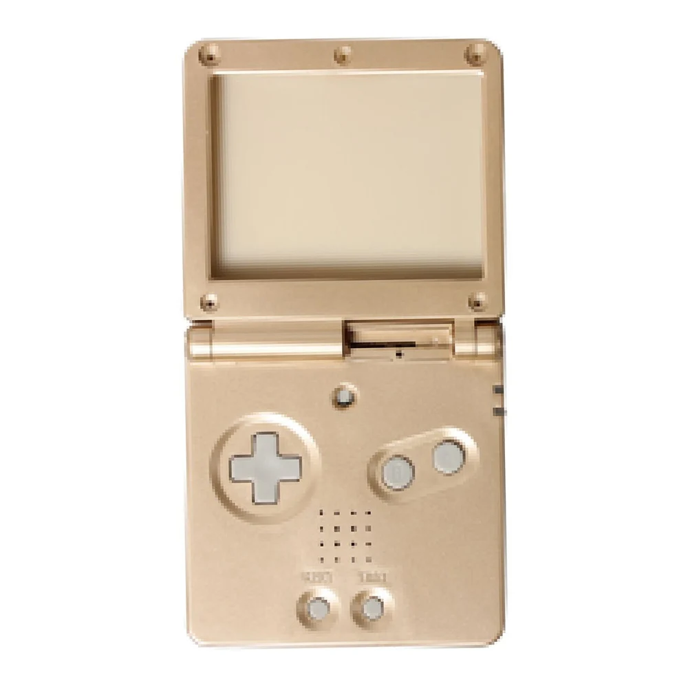 gold Сменный Чехол для Gameboy Advance SP для GBA SP, чехол для игровой консоли, чехол с кнопками - Цвет: gold
